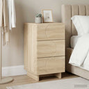 vidaXL Bedside Cabinet White 33.5x34.5x60 cm Engineered Wood