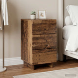 vidaXL Bedside Cabinet White 33.5x34.5x60 cm Engineered Wood