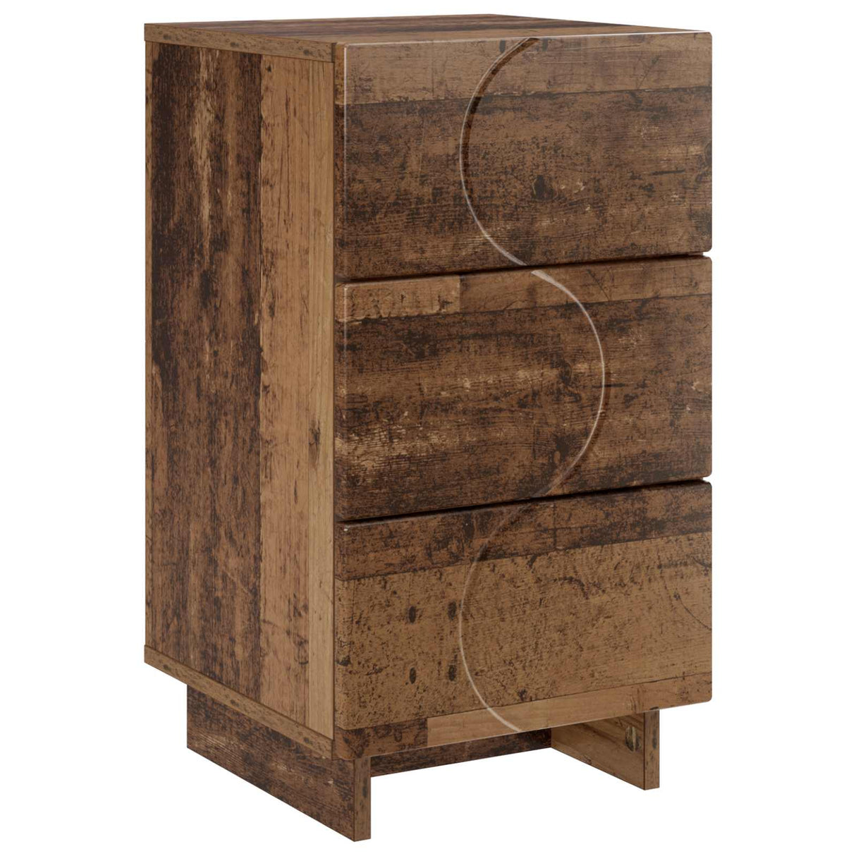 vidaXL Bedside Cabinet White 33.5x34.5x60 cm Engineered Wood