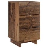 vidaXL Bedside Cabinet White 33.5x34.5x60 cm Engineered Wood