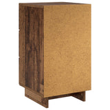 vidaXL Bedside Cabinet White 33.5x34.5x60 cm Engineered Wood