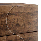 vidaXL Bedside Cabinet White 33.5x34.5x60 cm Engineered Wood