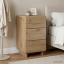 vidaXL Bedside Cabinet White 33.5x34.5x60 cm Engineered Wood
