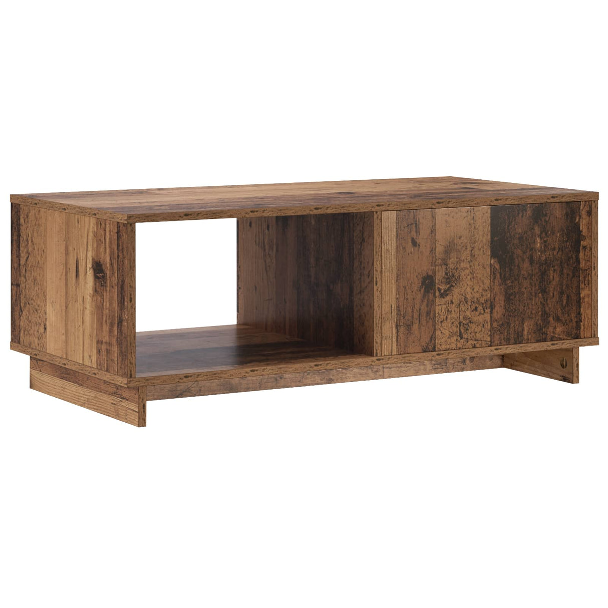 vidaXL Salontafel Hoogglans Wit 95 x 50,5 x 35 cm Bewerkt hout