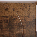 vidaXL Salontafel Hoogglans Wit 95 x 50,5 x 35 cm Bewerkt hout