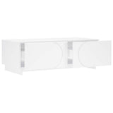 vidaXL Salontafel Gerookt eiken 102 x 50,5 x 35 cm Bewerkt hout