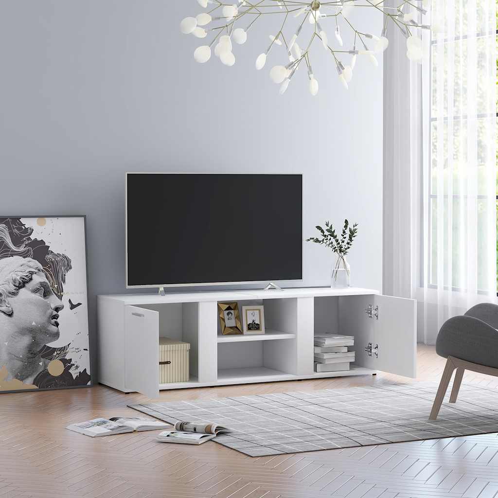 vidaXL TV cabinet 120x34x37 cm engineered wood white
