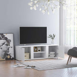 vidaXL TV cabinet 120x34x37 cm engineered wood white