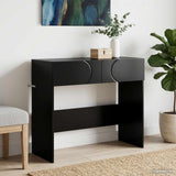 vidaXL Console Table Sonoma Oak 96.5x38x75 cm Engineered Wood