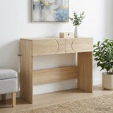 vidaXL Console Table Sonoma Oak 96.5x38x75 cm Engineered Wood