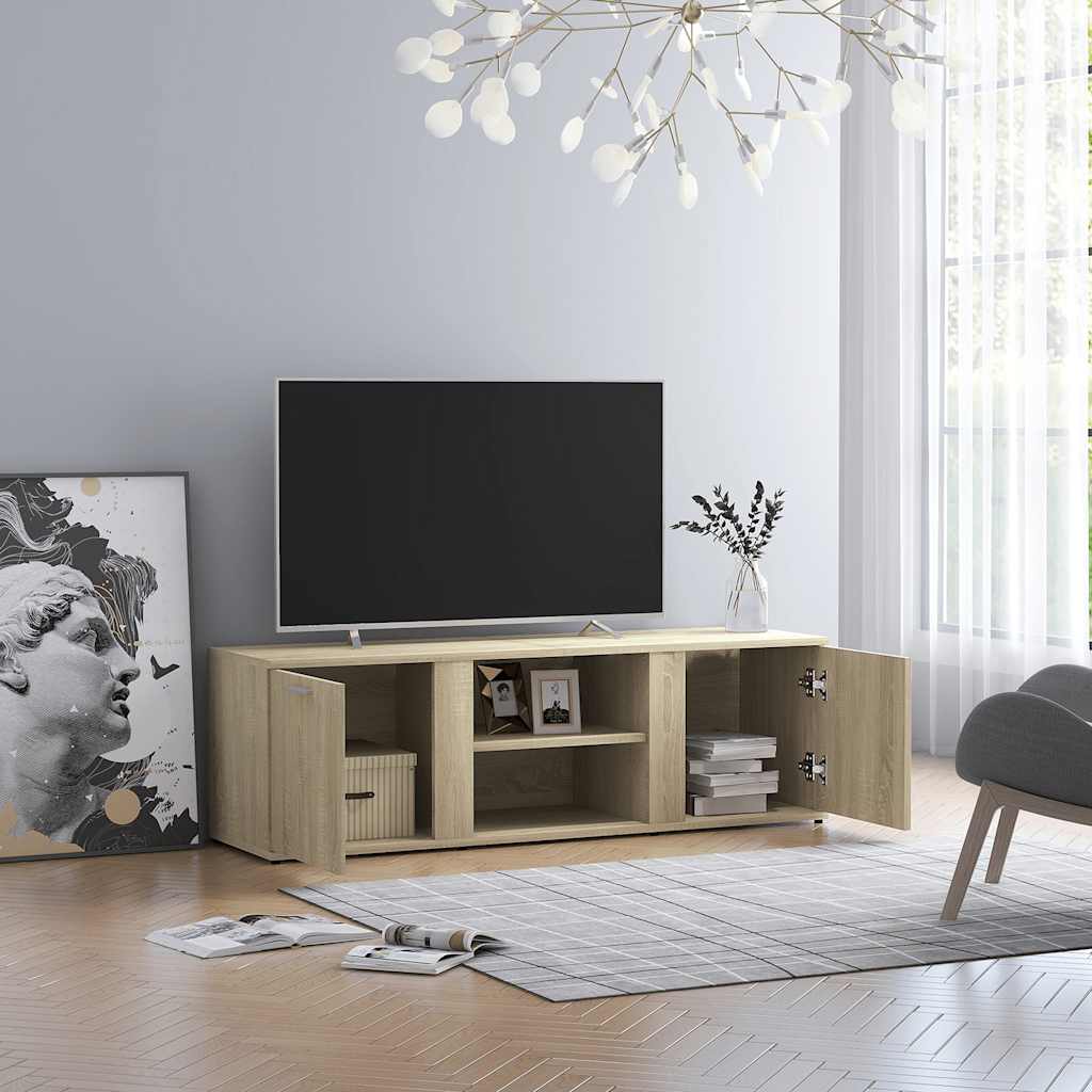 vidaXL TV cabinet 120x34x37 cm engineered wood white