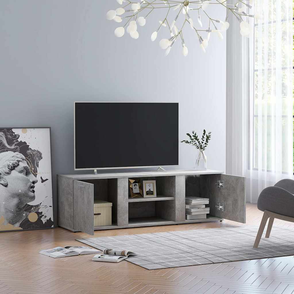 vidaXL TV cabinet 120x34x37 cm engineered wood white
