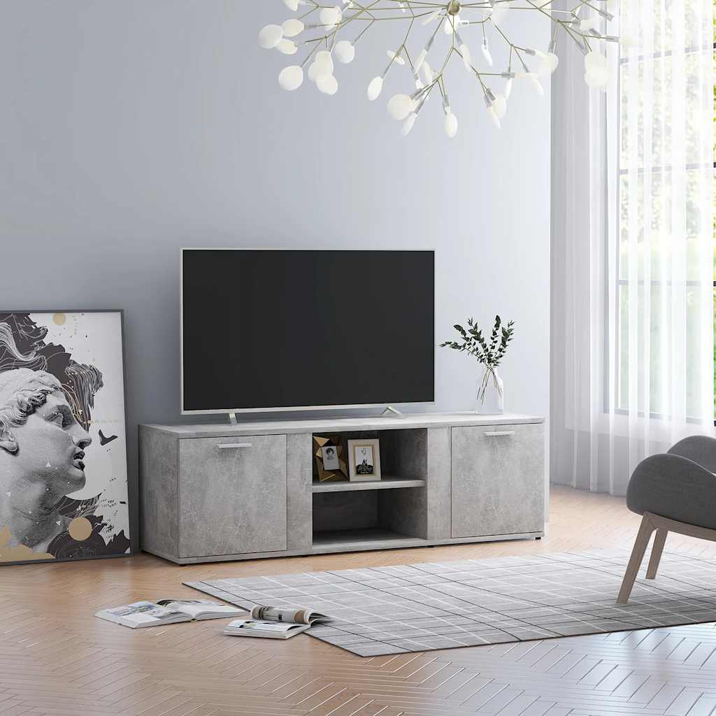 vidaXL TV cabinet 120x34x37 cm engineered wood white