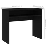 vidaXL Bureau 90x50x74 cm bewerkt hout wit