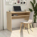 vidaXL Bureau 90x50x74 cm bewerkt hout wit