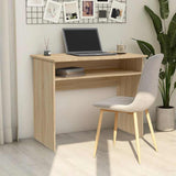 vidaXL Bureau 90x50x74 cm bewerkt hout wit