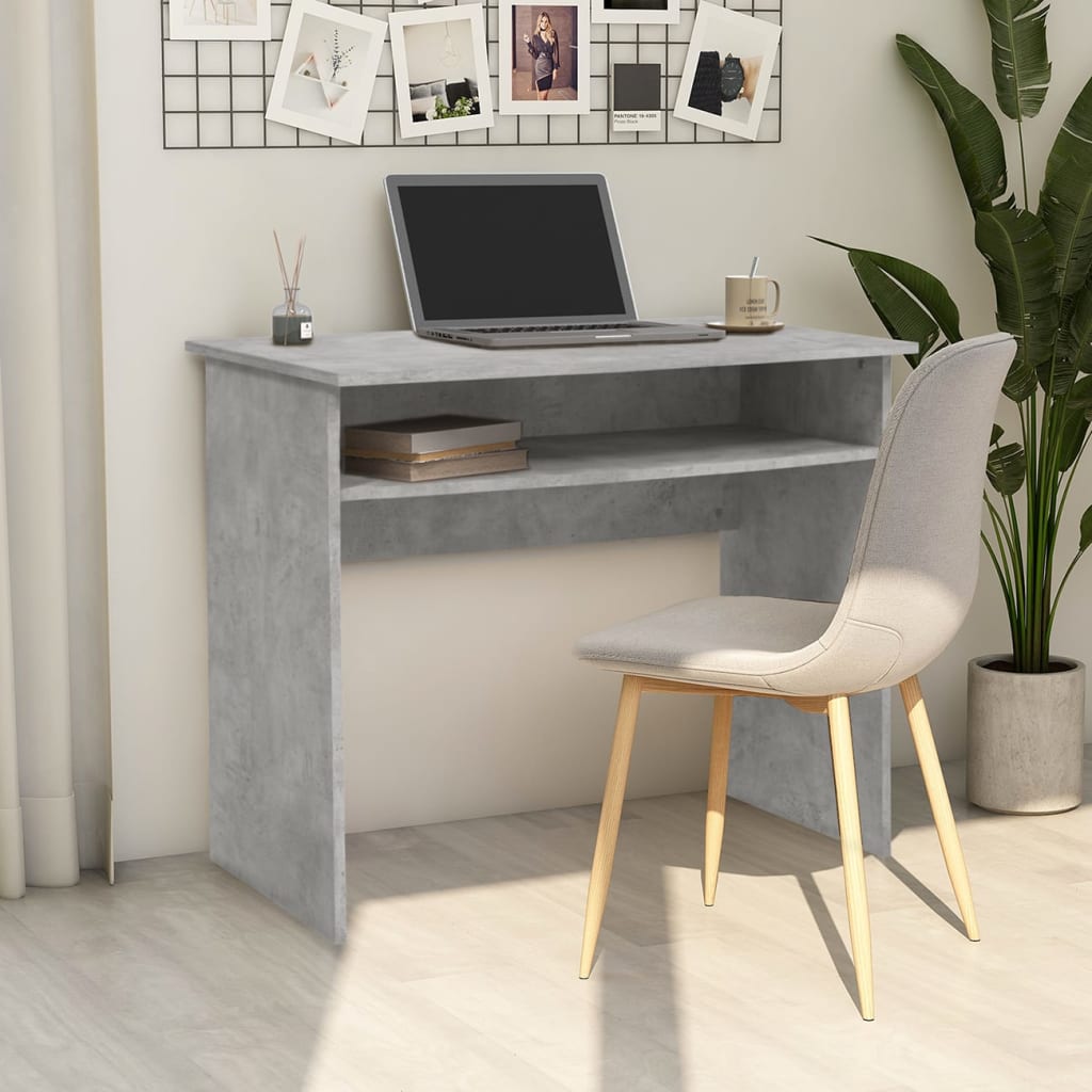 vidaXL Bureau 90x50x74 cm bewerkt hout wit