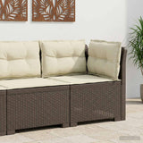 vidaXL Eén-zits Tuin Sofa Rieten Look PP Antraciet