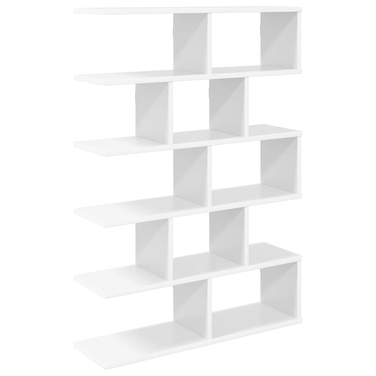vidaXL Wandplank Wit 70 x 20 x 100 cm Bewerkt hout