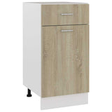 vidaXL Wastafelonderkast 80x46x81,5cm bewerkt hout sonoma eikenkleurig
