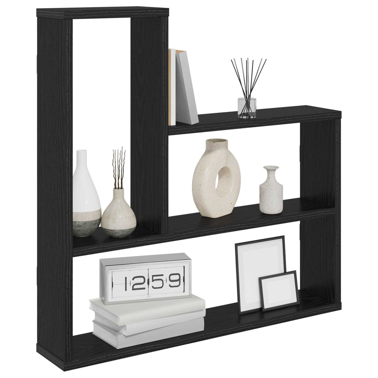 vidaXL Wandplank Wit 60 x 11 x 60 cm Bewerkt hout