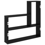 vidaXL Wandplank Wit 60 x 11 x 60 cm Bewerkt hout
