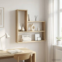 vidaXL Wandplank Wit 60 x 11 x 60 cm Bewerkt hout
