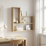 vidaXL Wandplank Wit 60 x 11 x 60 cm Bewerkt hout