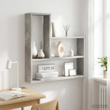 vidaXL Wandplank Wit 60 x 11 x 60 cm Bewerkt hout