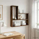 vidaXL Wandplank Wit 60 x 11 x 60 cm Bewerkt hout
