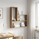 vidaXL Wandplank Wit 60 x 11 x 60 cm Bewerkt hout