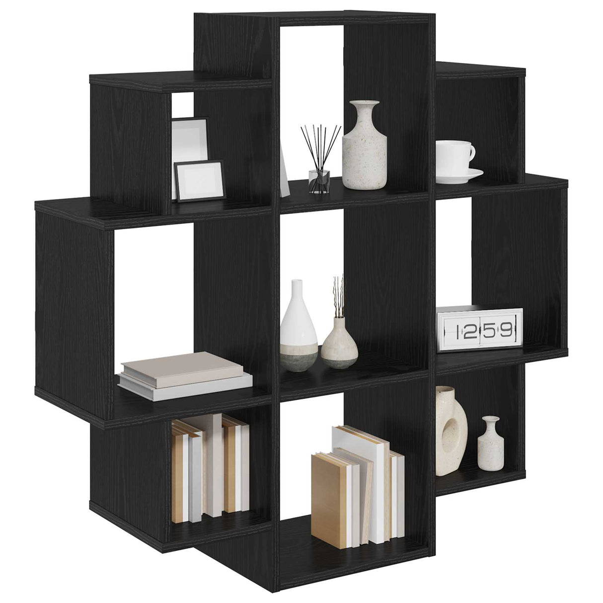 vidaXL Wandplank Wit 90 x 25 x 90 cm Bewerkt hout