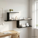 vidaXL Wandplank Wit 122 x 18 x 60 cm Bewerkt hout