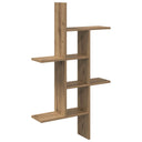 vidaXL Wandplank Wit 61 x 15 x 102 cm Bewerkt hout