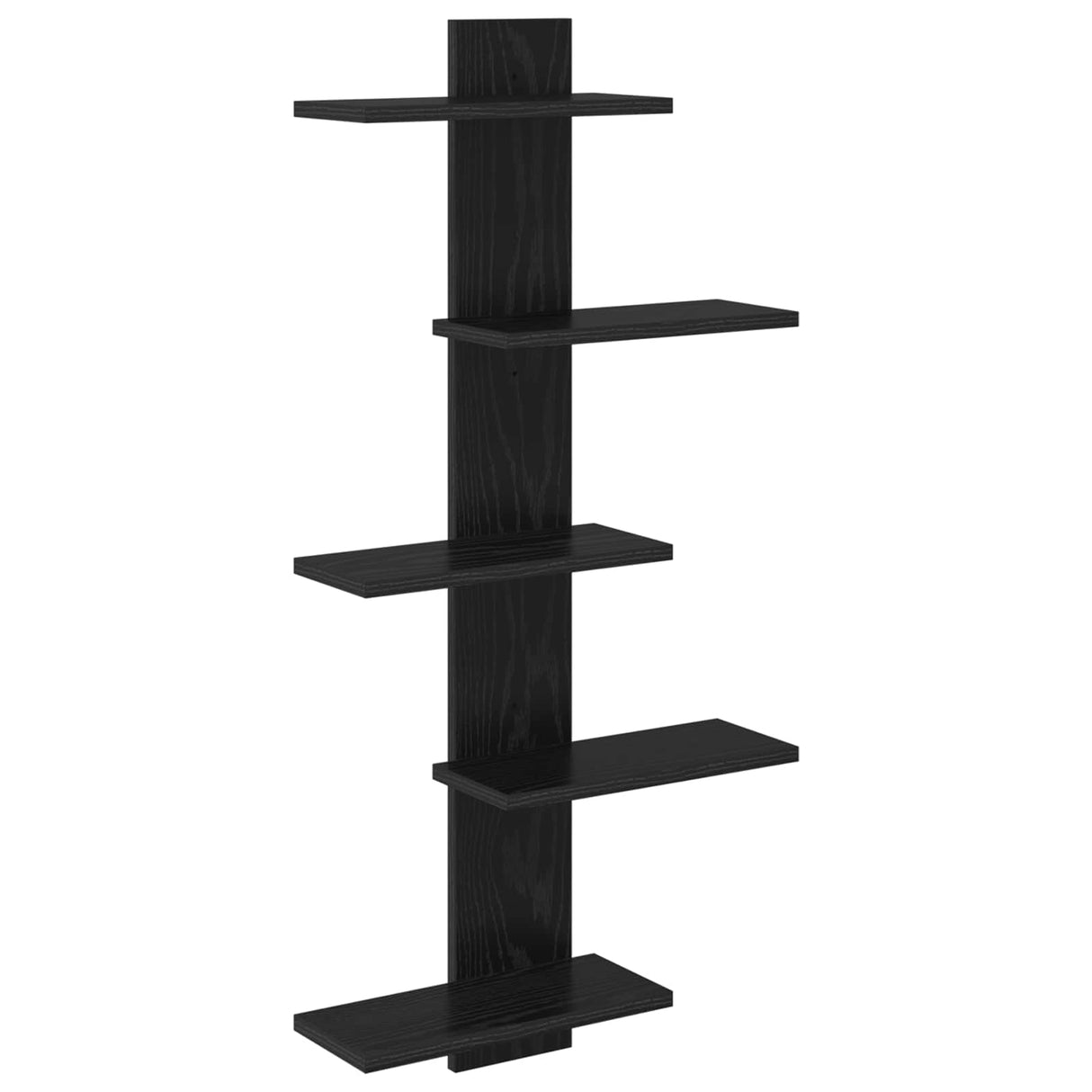 vidaXL Wandzwevend Plank Wit 48,5 x 15 x 101 cm Bewerkt hout