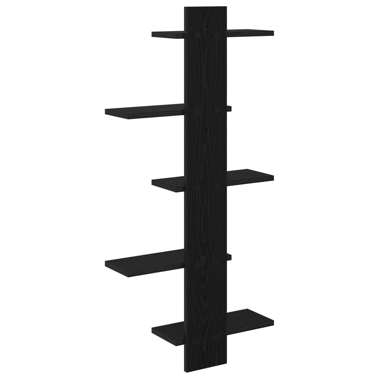 vidaXL Wandzwevend Plank Wit 48,5 x 15 x 101 cm Bewerkt hout