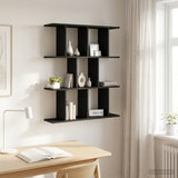 vidaXL Wandplank Wit 80 x 20 x 96 cm Bewerkt hout