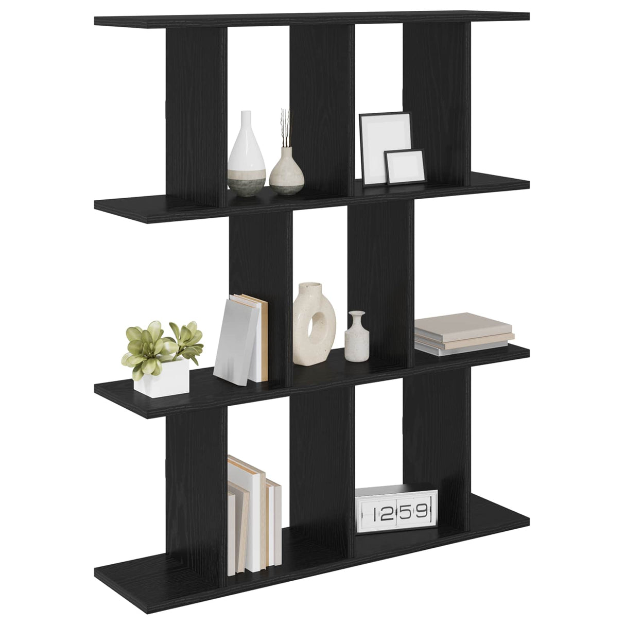 vidaXL Wandplank Wit 80 x 20 x 96 cm Bewerkt hout