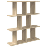 vidaXL Wandplank Wit 80 x 20 x 96 cm Bewerkt hout