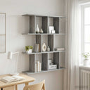 vidaXL Wandplank Wit 80 x 20 x 96 cm Bewerkt hout