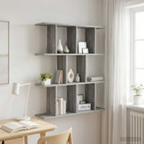 vidaXL Wandplank Wit 80 x 20 x 96 cm Bewerkt hout
