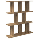 vidaXL Wandplank Wit 80 x 20 x 96 cm Bewerkt hout