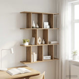 vidaXL Wandplank Wit 102 x 20 x 96 cm Bewerkt hout