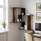 vidaXL Wandplank Wit 67 x 67 x 87 cm Bewerkt hout