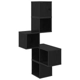 vidaXL Muur Hoekplank Wit 48 x 48 x 120 cm Bewerkt hout