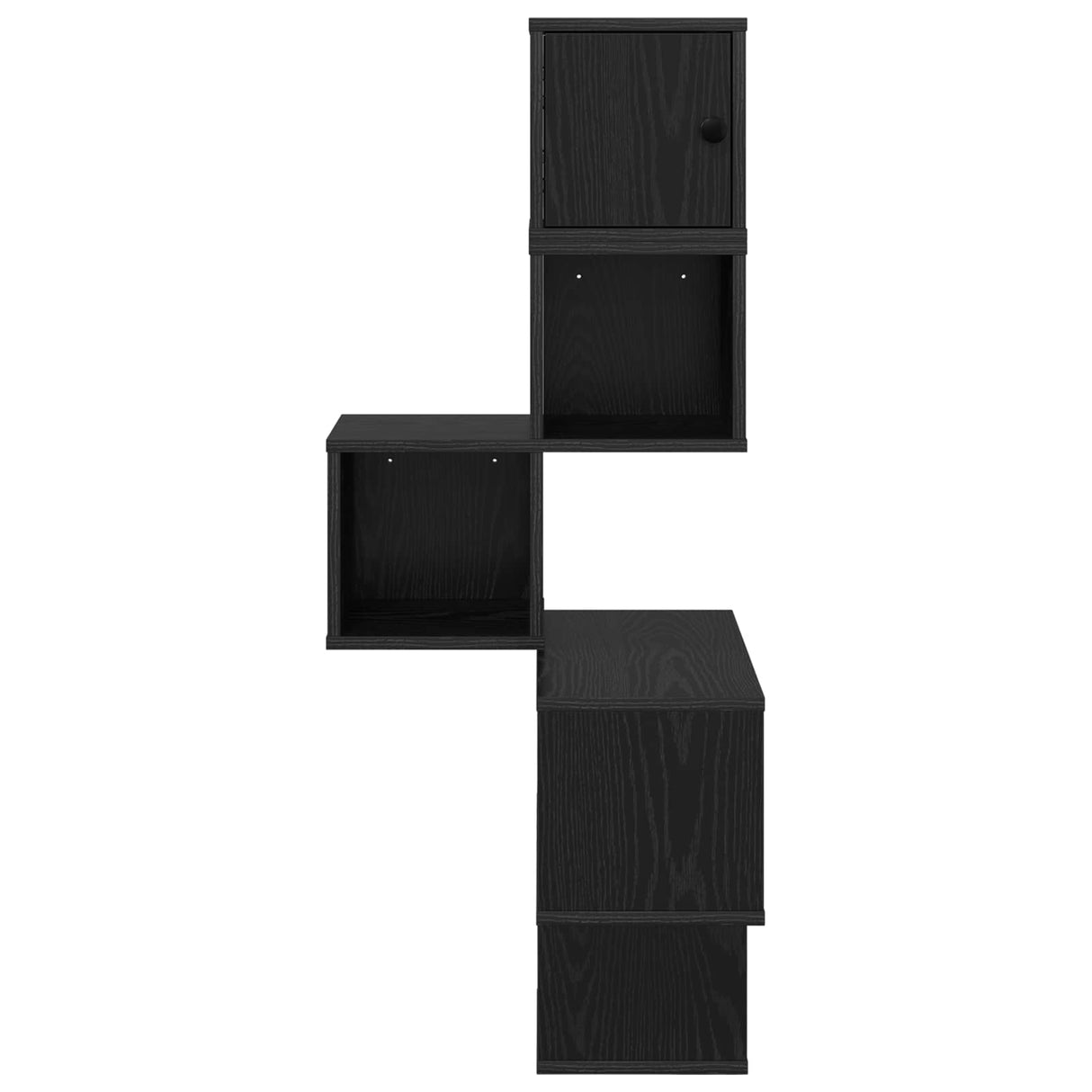 vidaXL Muur Hoekplank Wit 48 x 48 x 120 cm Bewerkt hout