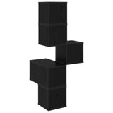 vidaXL Muur Hoekplank Wit 48 x 48 x 120 cm Bewerkt hout