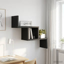 vidaXL Wandplank Wit 48 x 15 x 42 cm Bewerkt hout