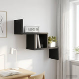 vidaXL Wandplank Wit 48 x 15 x 42 cm Bewerkt hout