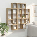 vidaXL Wall Shelf White 100 x 13 x 100 cm Engineered Wood